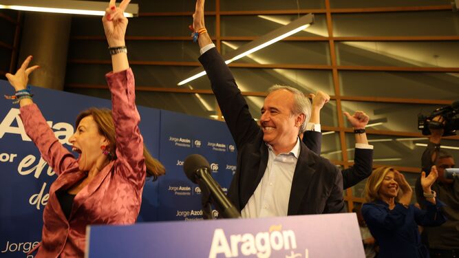El PP arrasa en Aragón: mayoría en las Cortes y en las alcaldías de las tres capitales El PP arrasa en Aragón: mayoría en las Cortes y en las alcaldías de las tres capitales