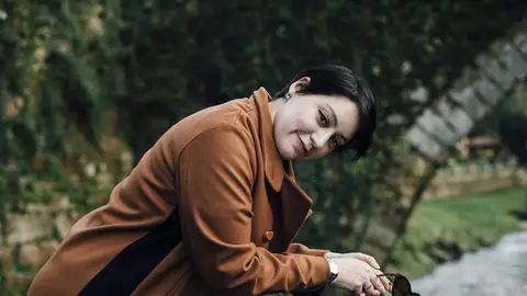 La escritora Alaitz Leceaga La escritora Alaitz Leceaga