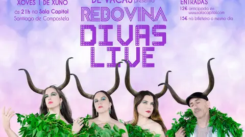 Cartel do concerto de De Vacas Saudamos a Paula Romero de “De Vacas” para coñecer os detalles da nova xira que estrean este 1 de xuño