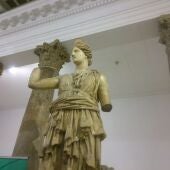 Concluye el desalojo del Arqueológico con el traslado de las esculturas de Venús, Mercurio y Diana 