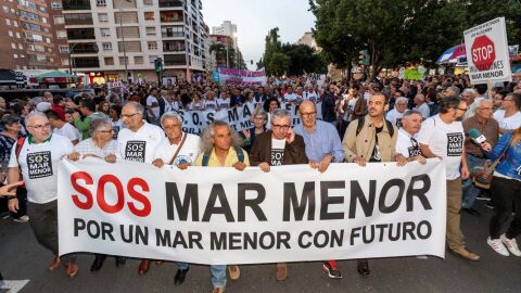 Manifestación en defensa del Mar Menor, 2019