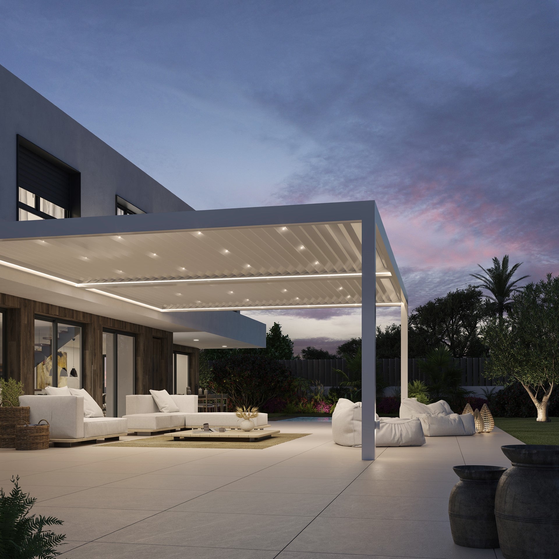 La marca alicantina Saxun renueva el sistema de iluminación de sus pérgolas bioclimáticas para crear ambientes soñados La marca alicantina Saxun renueva el sistema de iluminación de sus pérgolas bioclimáticas para crear ambientes soñados
