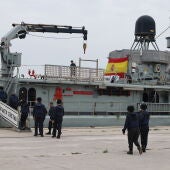 La Armada realiza un simulacro de seguridad marítima en PortCastelló