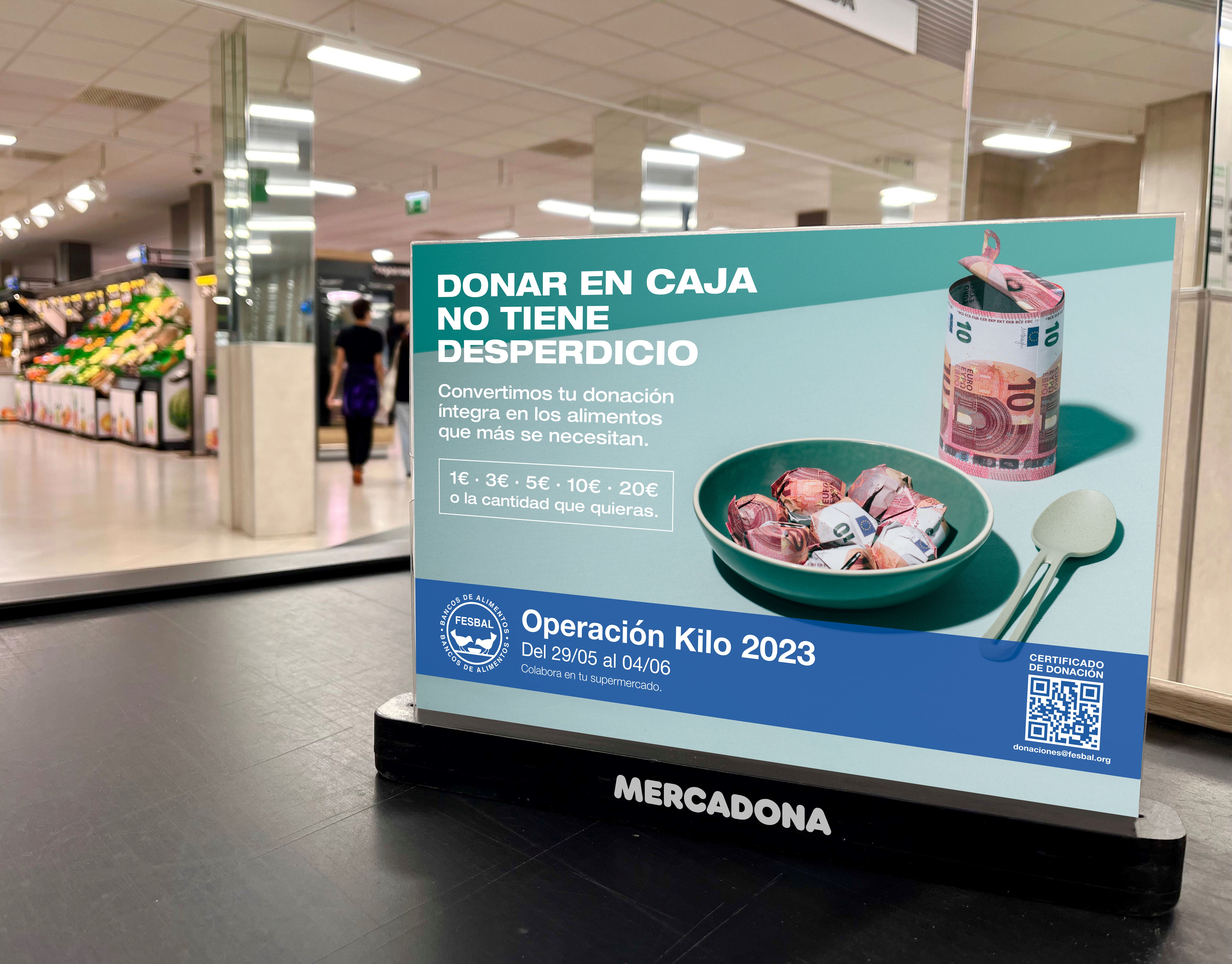 Mercadona participa en la Operación Kilo 2023 Mercadona participa en la Operación Kilo 2023