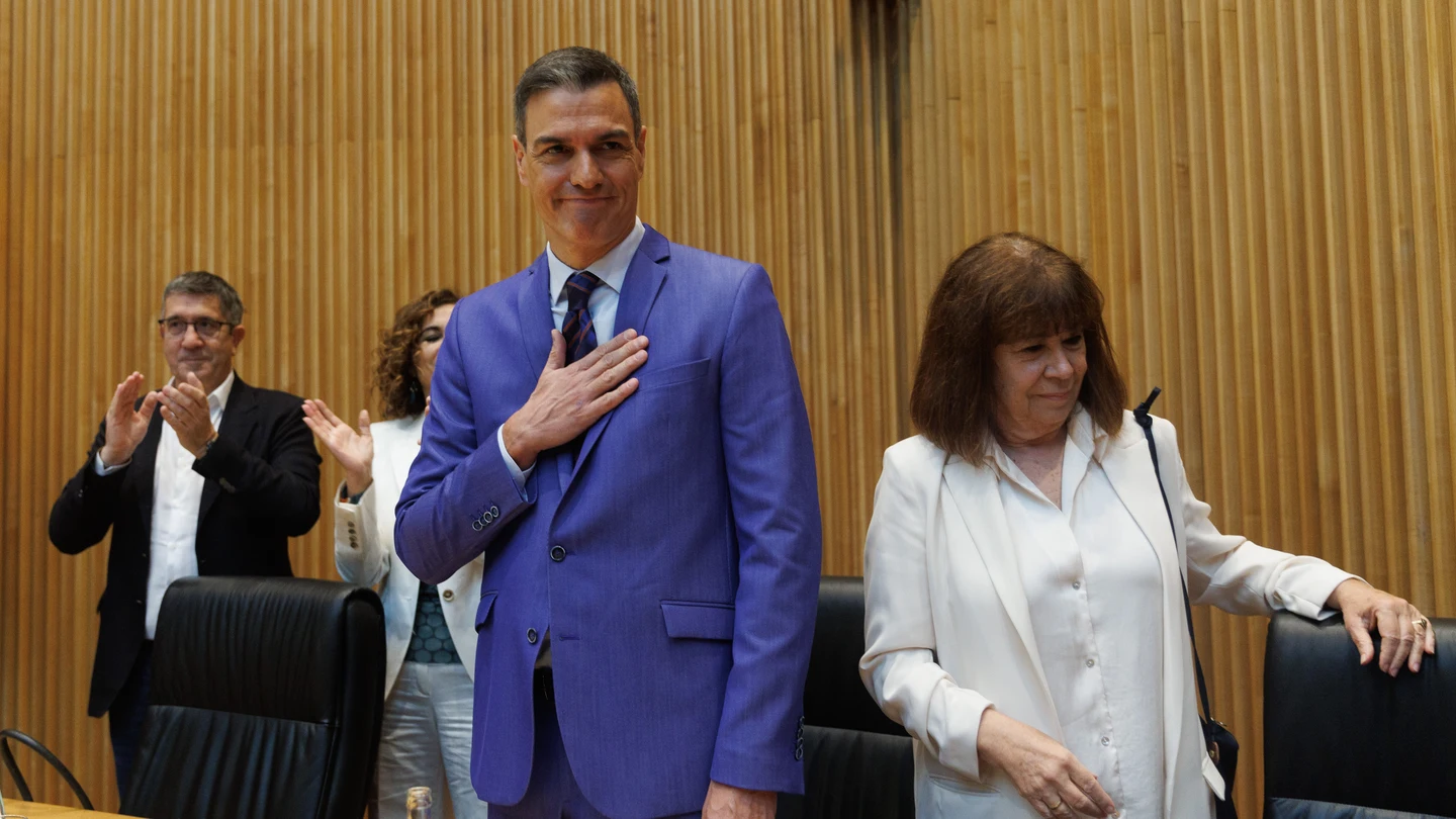 El presidente del Gobierno y secretario general del PSOE, Pedro Sánchez, en el Congreso de los Diputados El presidente del Gobierno y secretario general del PSOE, Pedro Sánchez, en el Congreso de los Diputados