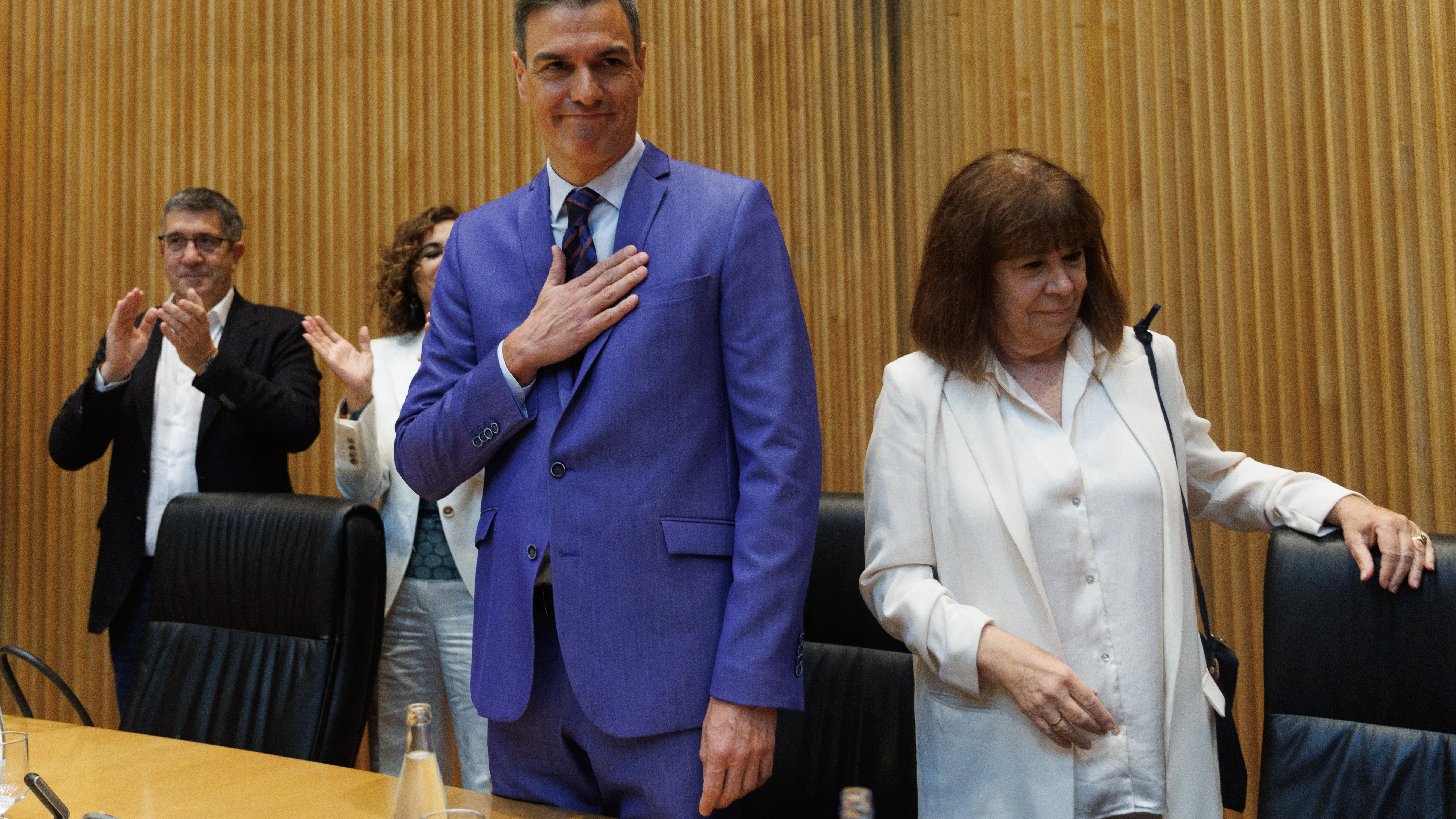  El presidente del Gobierno y secretario general del PSOE, Pedro S&aacute;nchez, en el Congreso de los Diputados