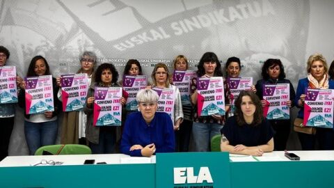 Trabajadoras de la limpieza en huelga