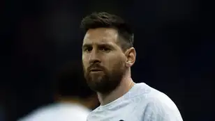 Leo Messi, en un partido con el Paris Saint Germain.