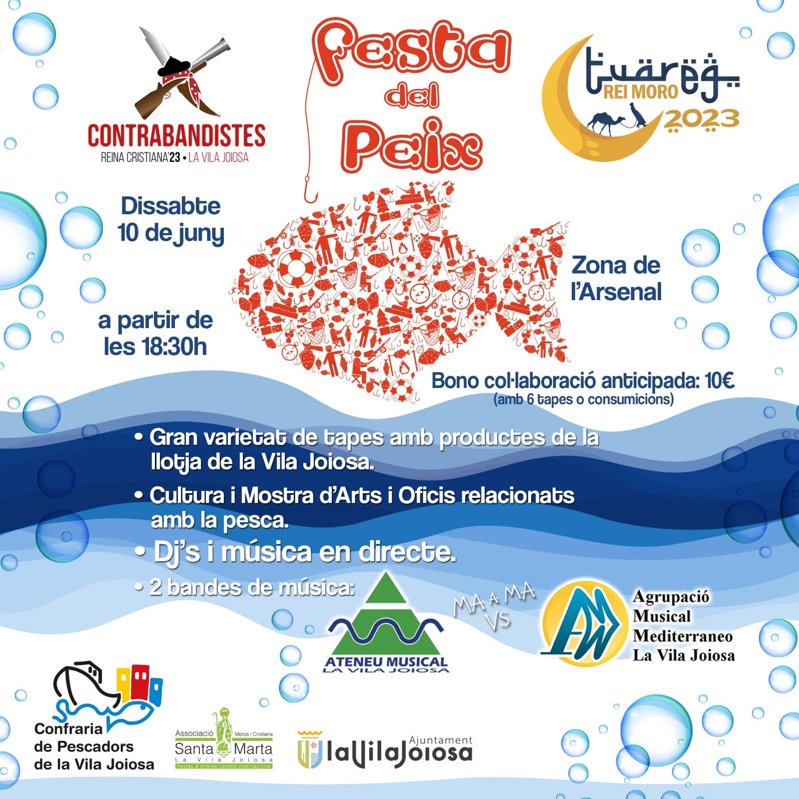 La Vila Joiosa celebra la Festa del Peix el 10 de junio La Vila Joiosa celebra la Festa del Peix el 10 de junio