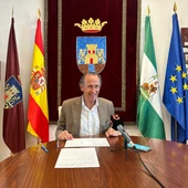 El alcalde de Chiclana, José María Román El alcalde de Chiclana, José María Román