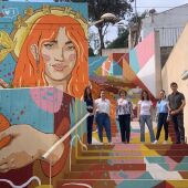 El arte urbano 'toma' el barrio del Cabezo en Bigastro