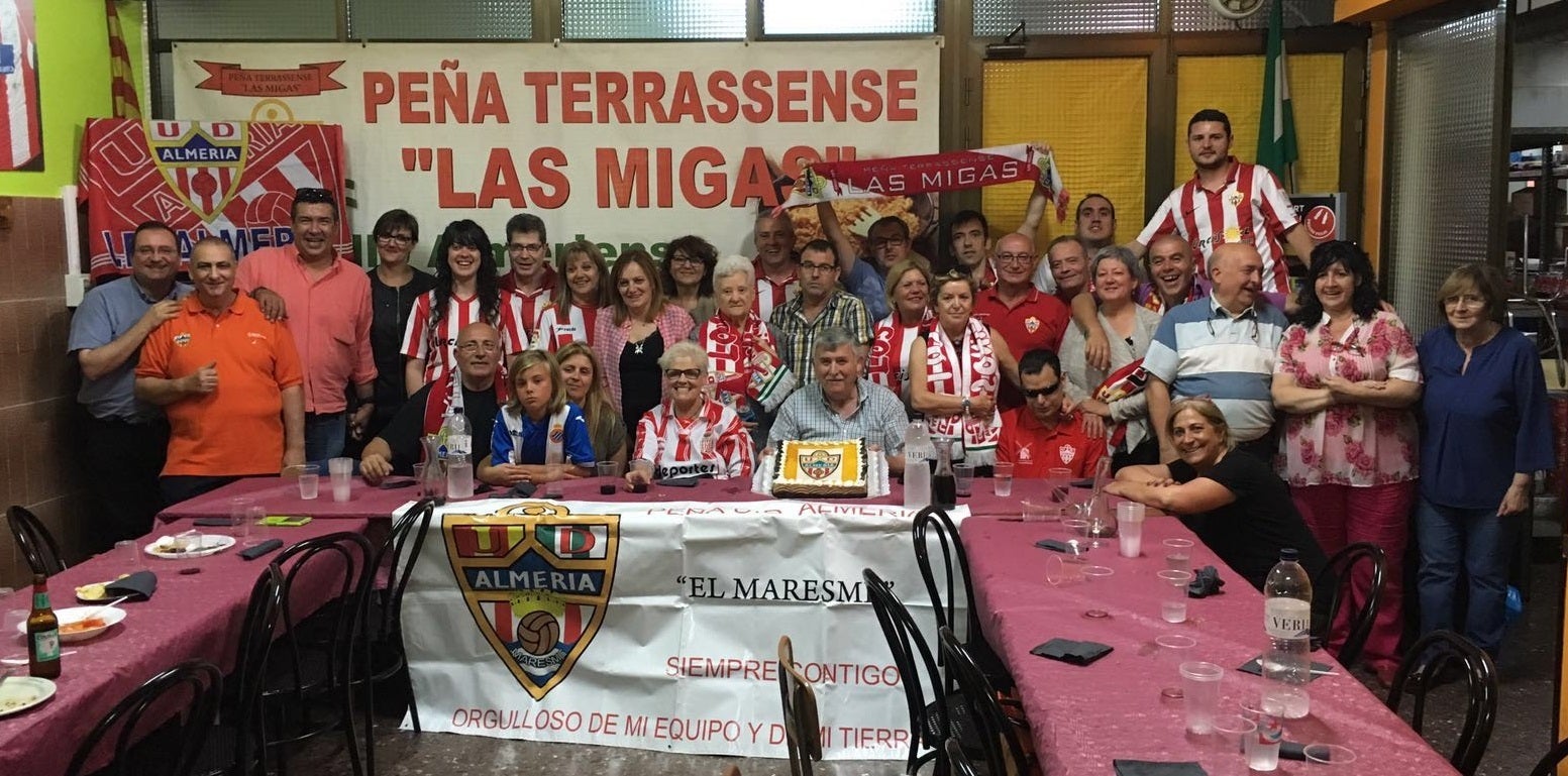 La peña "Las Migas" de Terrassa, lo dará todo en las gradas del RCDE Stadium La peña "Las Migas" de Terrassa, lo dará todo en las gradas del RCDE Stadium