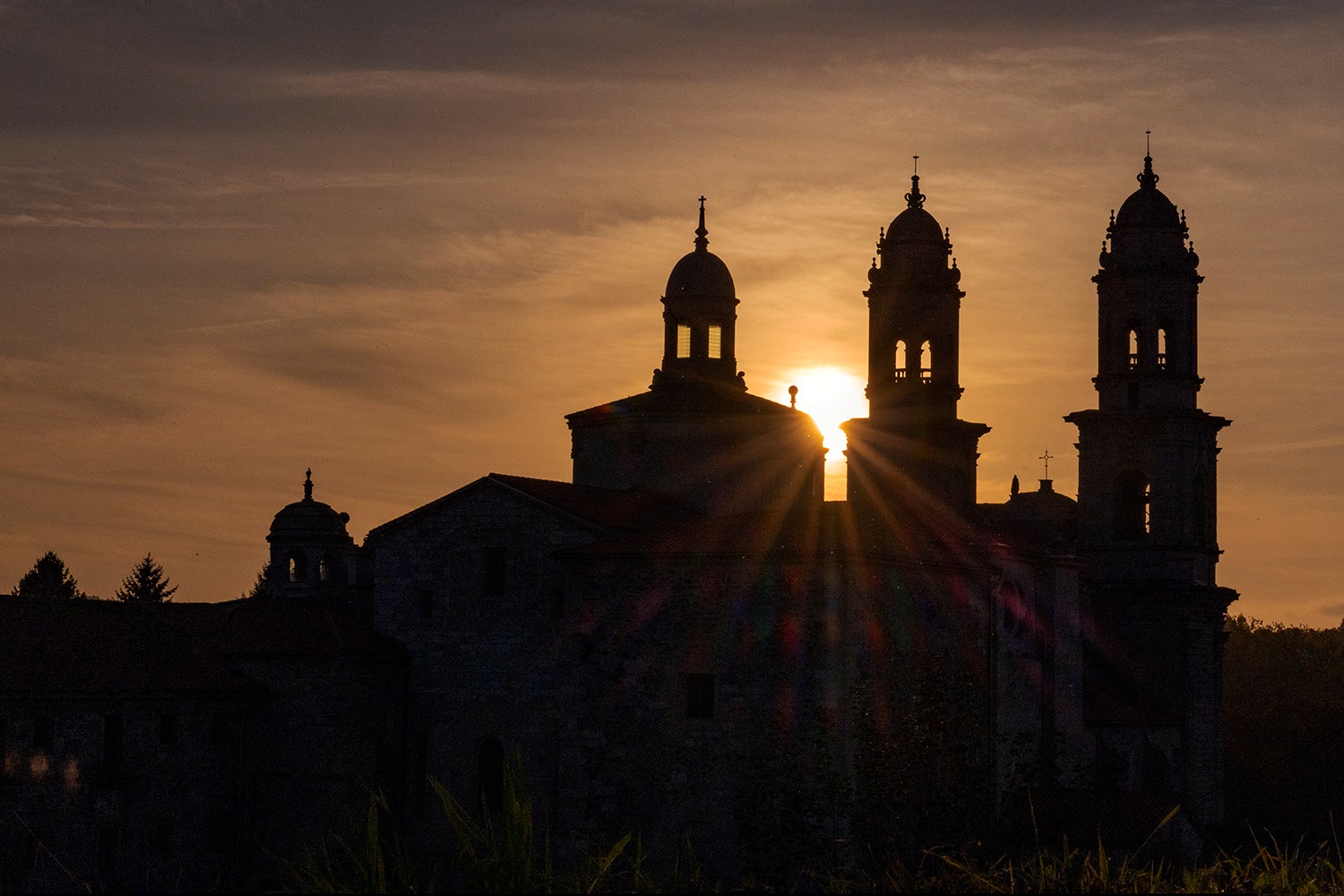 SuperFoto al atardecer en Sobrado dos Monxes SuperFoto al atardecer en Sobrado dos Monxes