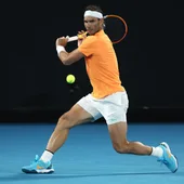 Rafa Nadal durante un partido en el Australia Open Rafa Nadal durante un partido en el Australia Open