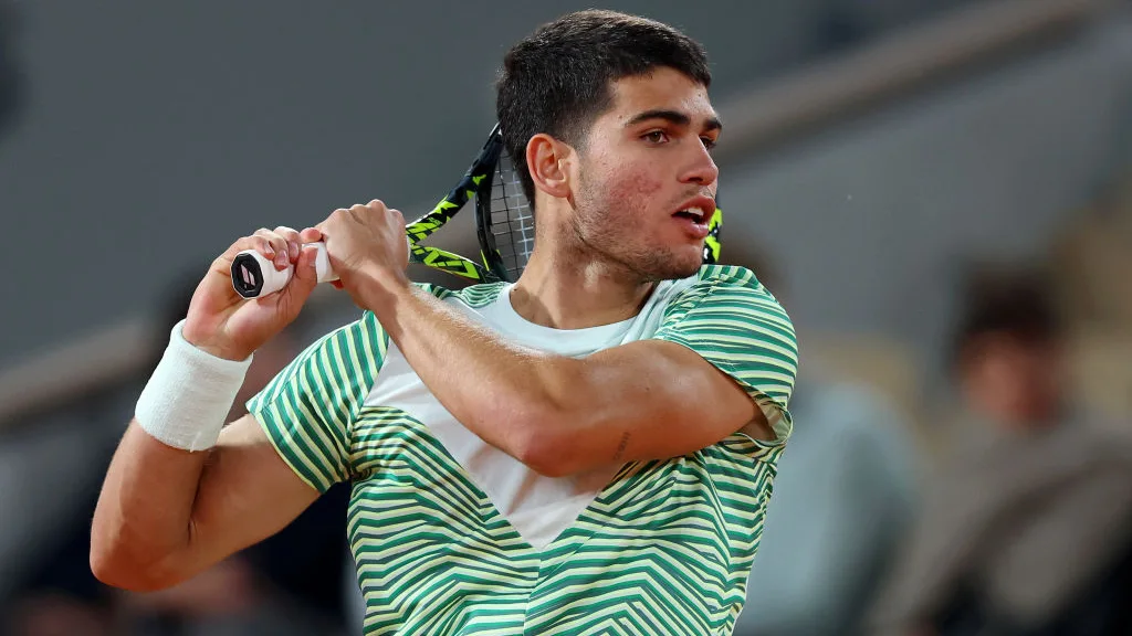 Carlos Alcaraz durante un partido en Roland Garros ONDA CERO ALMERIA