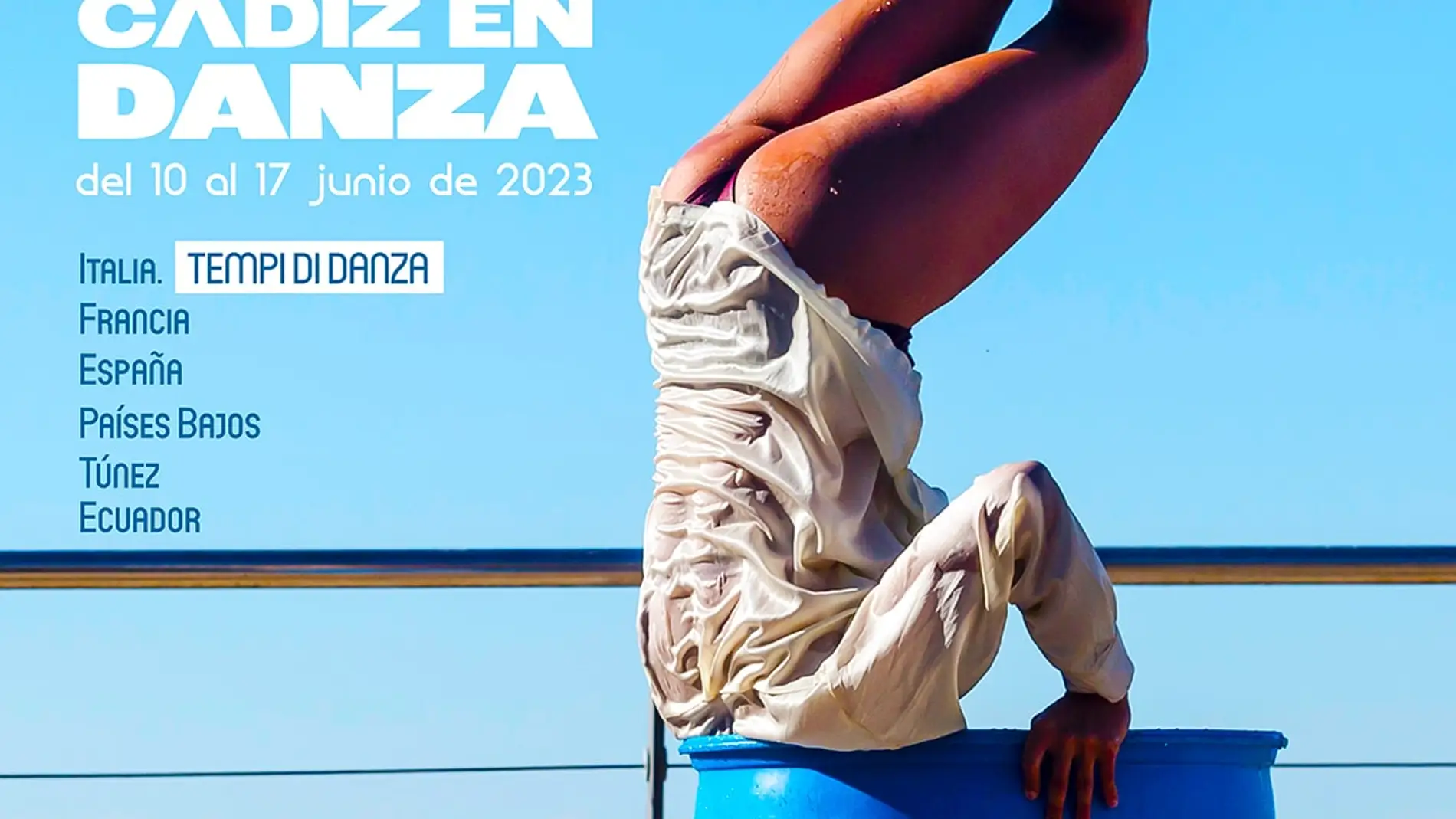 Cartel del Cádiz en Danza 2023