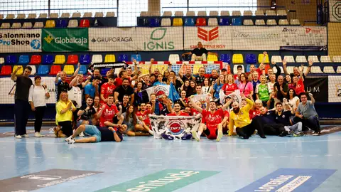 Foto familia Sinfín en Guadalajara, permanencia Asobal Foto familia Sinfín en Guadalajara, permanencia Asobal