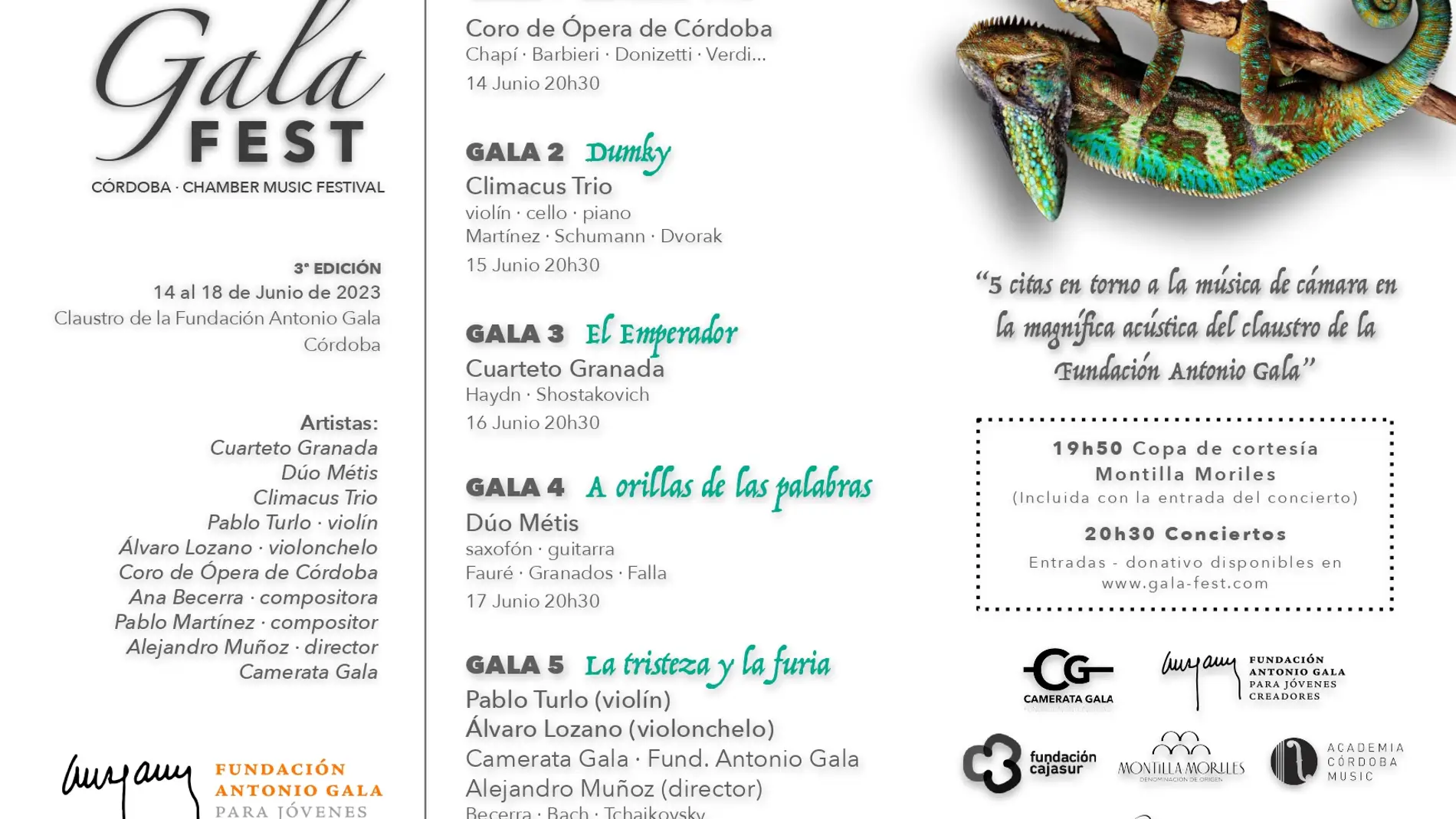 La Fundación Antonio Gala acoge la tercera edición del Gala Fest