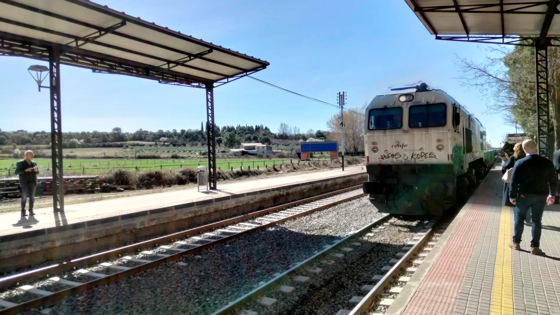 El tráfico ferroviario estará cerrado once meses entre Huesca y Canfranc.