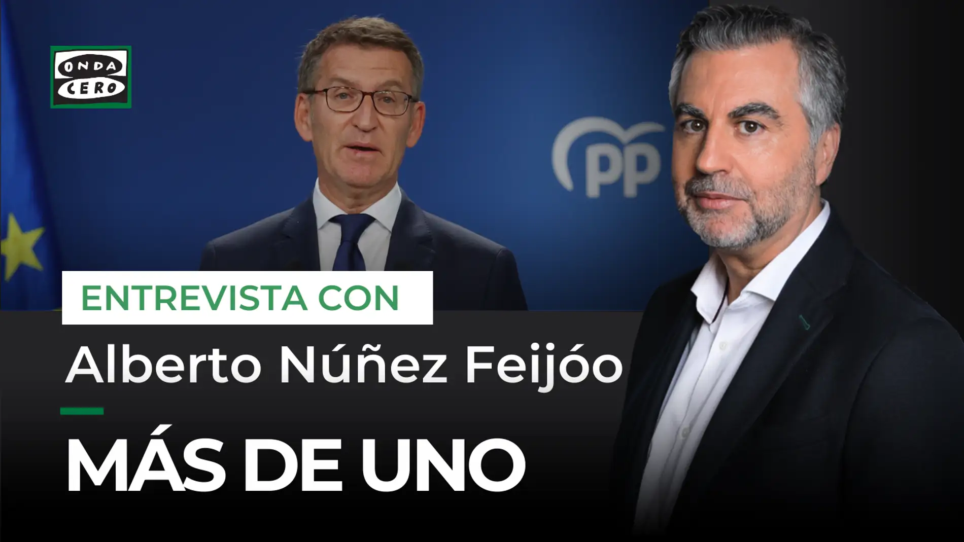 Carlos Alsina entrevista a Alberto Núñez Feijóo este martes en 'Más de uno'