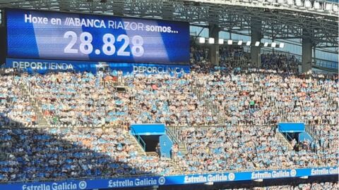 R&eacute;cord de asistencia en primera Federaci&oacute;n. 