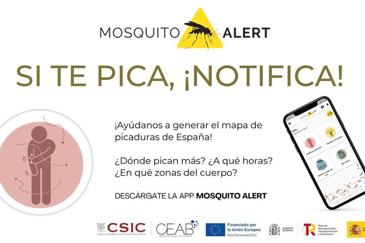 'Si te pica, ¡notifica!', la nueva aplicación de Sanidad para vigilar los mosquitos 'Si te pica, ¡notifica!', la nueva aplicación de Sanidad para vigilar los mosquitos