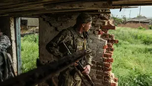 Imagen de archivo del ejército ucraniano cerca de la frontera rusa.