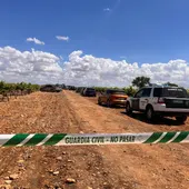 Zona búsqueda de Jesús Mª González Borrajo en una finca de Manzanares Zona búsqueda de Jesús Mª González Borrajo en una finca de Manzanares