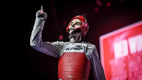 Hugo Arillo, en el Mundial de Bakú (Azerbaiyán). Hugo Arillo, en el Mundial de Bakú (Azerbaiyán).