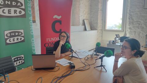 Mar&iacute;a G&oacute;mez y Eva Gonz&aacute;lez, en el especial M&aacute;s de Uno Cantabria desde la Fundaci&oacute;n Comillas