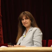 Laura Borràs, en una sessió del Parlament Laura Borràs, en una sessió del Parlament