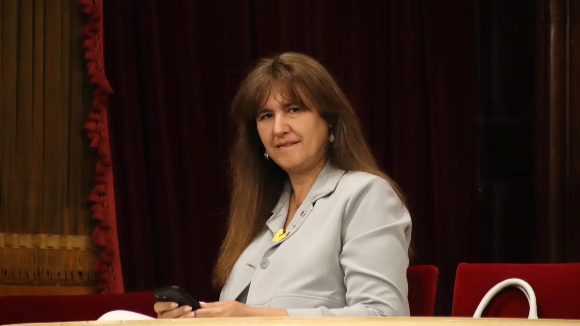 Laura Borràs, en una sessió del Parlament