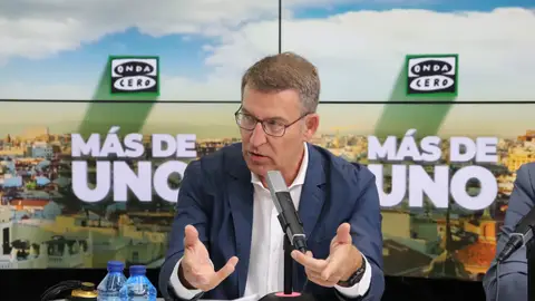 El presidente del PP, Alberto Núñez Feijóo, en 'Más de uno' El presidente del PP, Alberto Núñez Feijóo, en 'Más de uno'