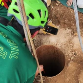 Sondeo donde fueron encontraros los restos óseos Sondeo donde fueron encontraros los restos óseos