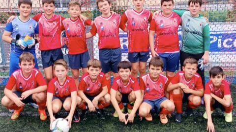 Equipo Alev&iacute;n A de la SD Narcea - Temporada 22/23