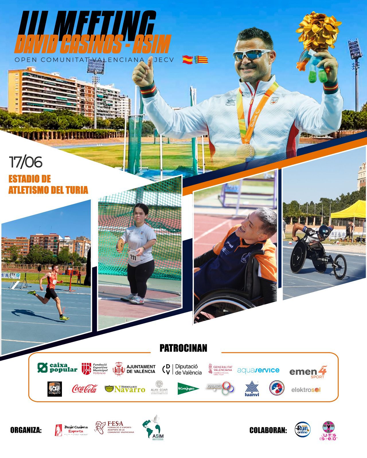 II Meeting de atletismo IPC David Casinos en València II Meeting de atletismo IPC David Casinos en València