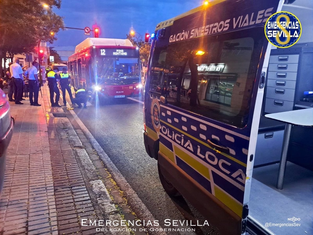 Herida muy grave al ser atropellada por un autobús en Ronda de Capuchinos Herida muy grave al ser atropellada por un autobús en Ronda de Capuchinos