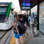 Parada del Trambahía en Chiclana Parada del Trambahía en Chiclana