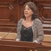 Anna Erra, en una intervenció al Parlament