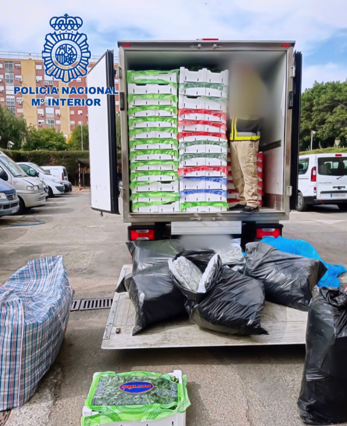 La Policía de Almería neutraliza un camión frigorífico con 89 kilos de marihuana La Policía de Almería neutraliza un camión frigorífico con 89 kilos de marihuana
