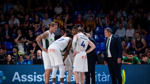 Partido del Unicaja frente al Bar&ccedil;a