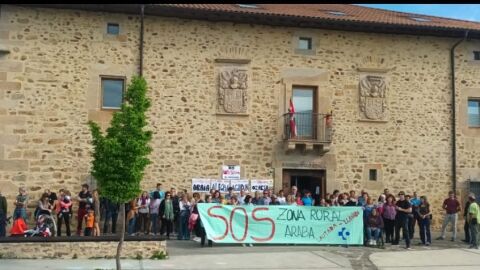 Protestas Sanidad zona rural de &Aacute;lava