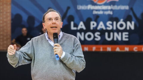 Fernando Villabella, presidente del Alimerka Oviedo Baloncesto