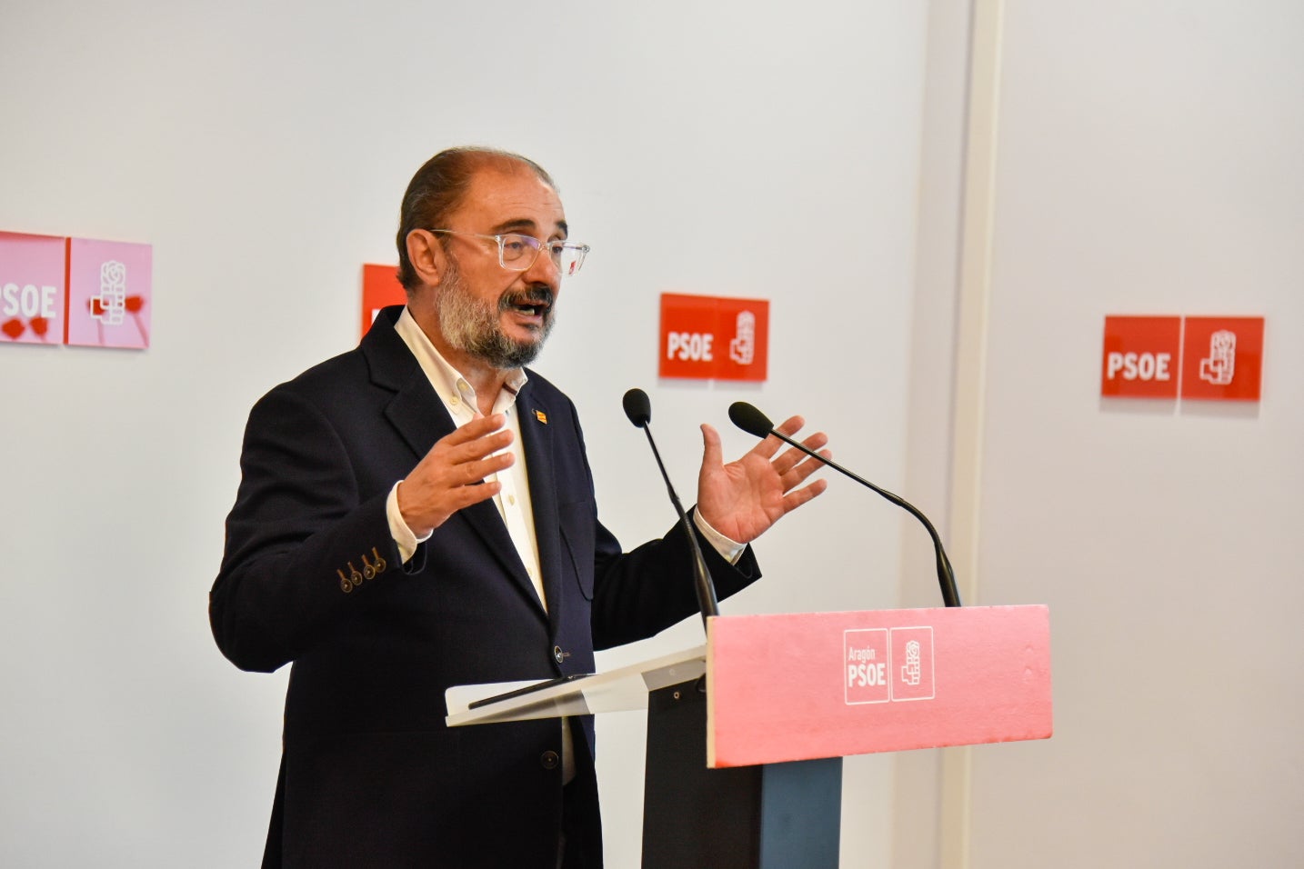 Lambán insta a Azcón a avanzar cuanto antes la formación del nuevo gobierno Lambán insta a Azcón a avanzar cuanto antes la formación del nuevo gobierno