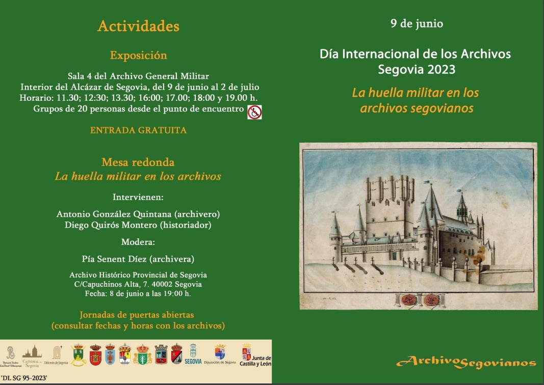 ‘La huella militar en los archivos segovianos’, eje de los actos con motivo del Día Mundial de los Archivos ‘La huella militar en los archivos segovianos’, eje de los actos con motivo del Día Mundial de los Archivos