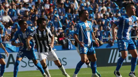 Iago Índias ante el Deportivo Iago Índias ante el Deportivo