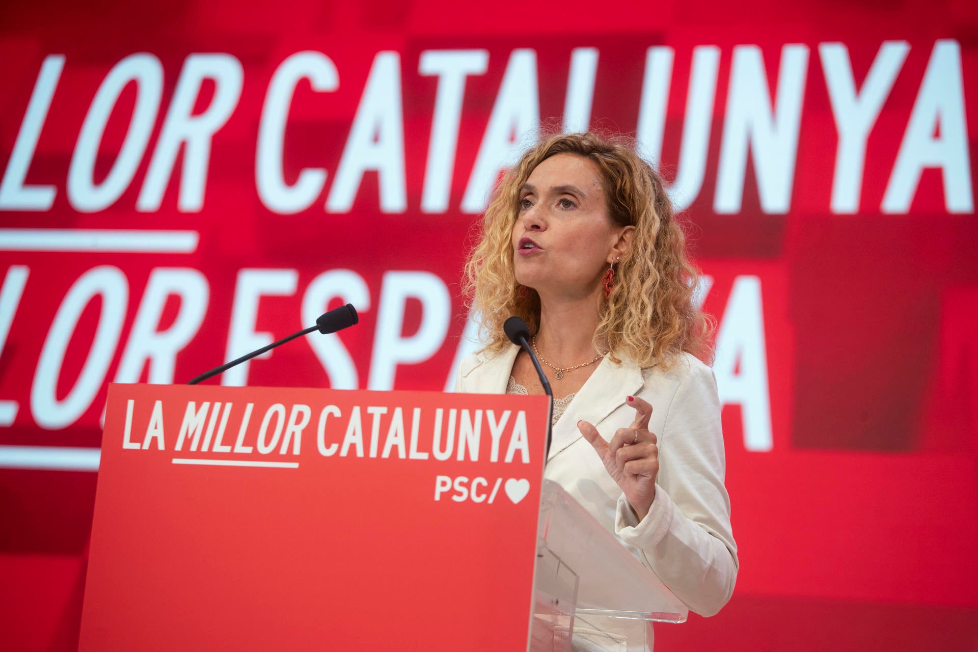 El PSC ratifica a Batet como cabeza de lista por Barcelona El PSC ratifica a Batet como cabeza de lista por Barcelona
