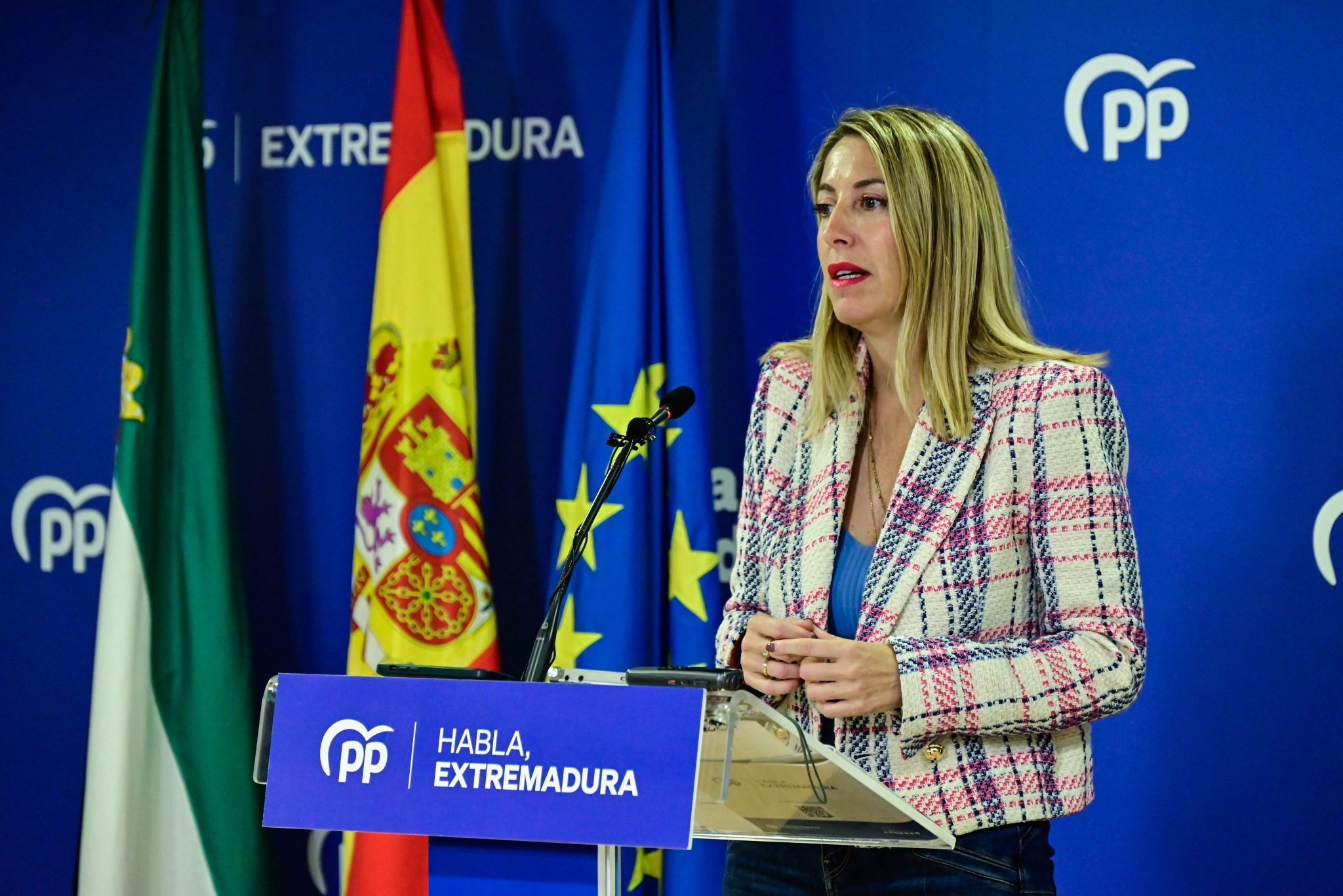 María Guardiola dice que la primera reunión con Vox ha sido cordial y cree que llegarán a un acuerdo María Guardiola dice que la primera reunión con Vox ha sido cordial y cree que llegarán a un acuerdo