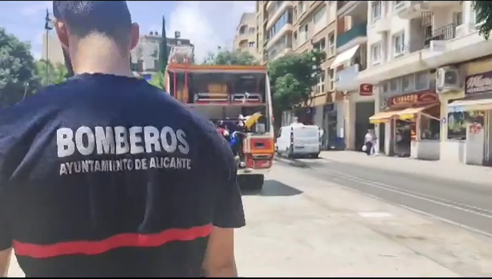 Los bomberos de Alicante (SPEIS) revisan los emplazamientos para la plantà de las hogueras Los bomberos de Alicante (SPEIS) revisan los emplazamientos para la plantà de las hogueras
