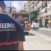 Los bomberos de Alicante (SPEIS) revisan los emplazamientos para la plantà de las hogueras 
